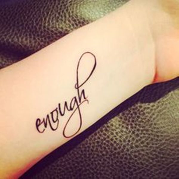 Amazing Enough Tattoo On Wrist