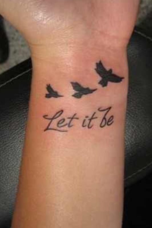 Amazing Let It Be Tattoo