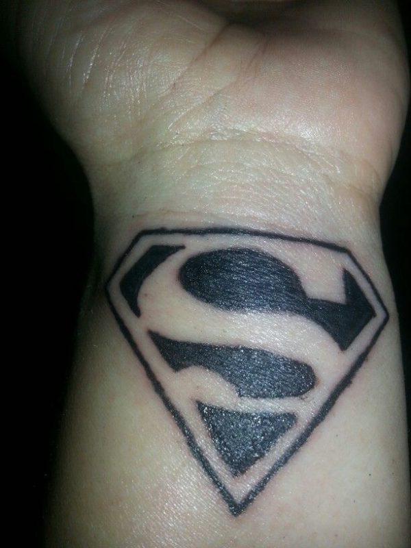 Amazing Superman Wrist Tattoo