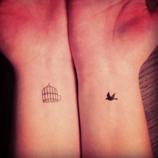 Beautiful Birdcage Tattoo On Wrist