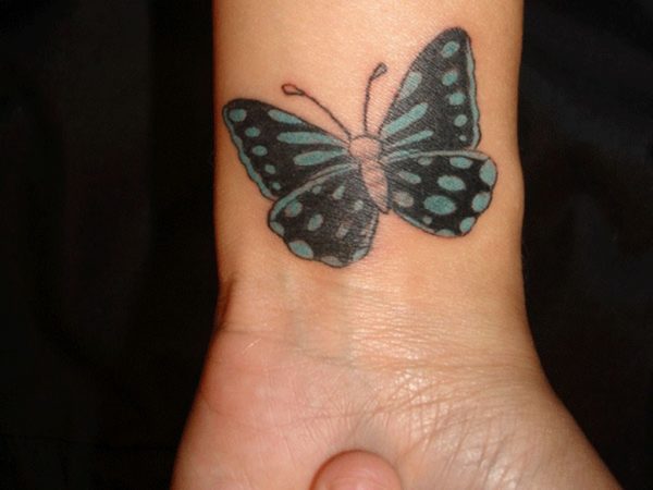 Beautiful Butterfly Tattoo On Wrist