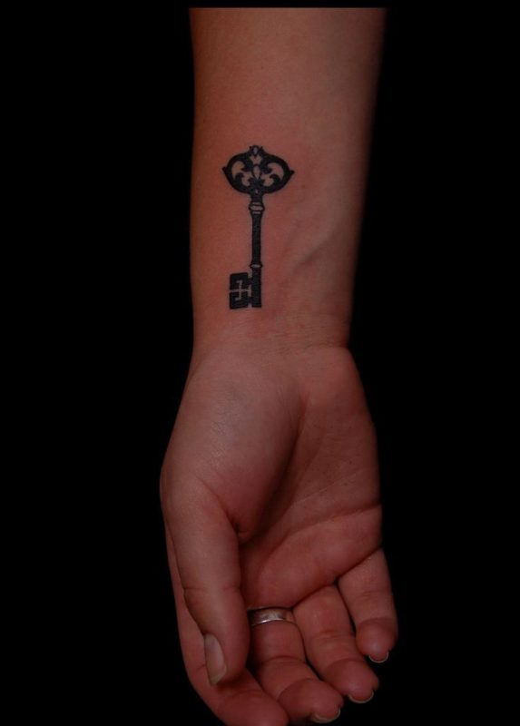 Beautiful Key Tattoo