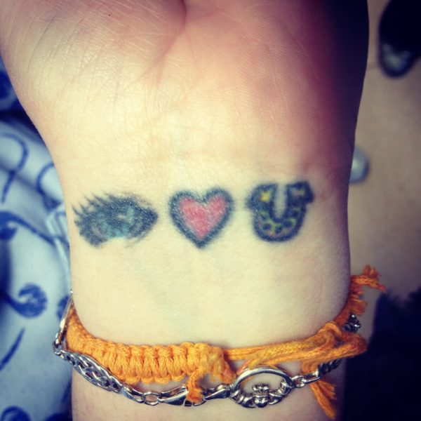 Beautiful Love You Tattoo