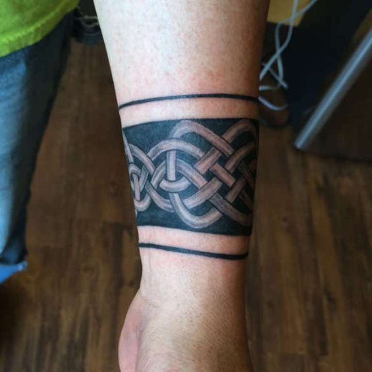 celtic leg tattoos for men