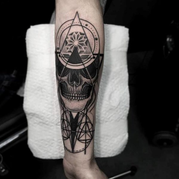 Black Skull Tattoo