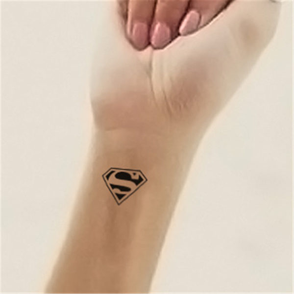 Cool Superman Tattoo On Wrist