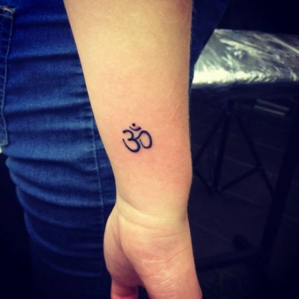 Cute Om Tattoo