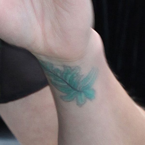 Elegant Leaves Tattoo On Wrist