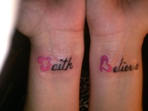 Faith And Believe Tattoo
