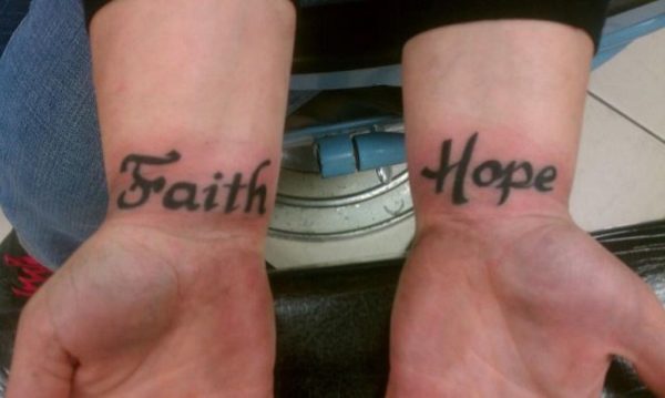 Faith And Hope Tattoo
