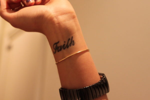 Faith Tattoo On Wrist 