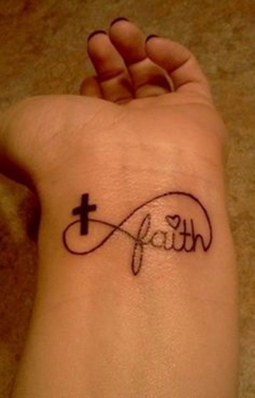 Faith Tattoo On Wrist