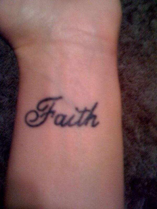 Faith Wrist Tattoo