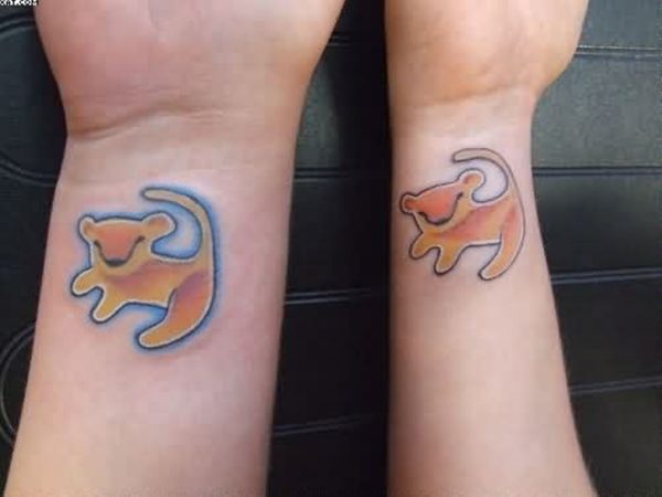 Finny Cartoon Tattoo On Wrist