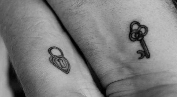 Heart And Key Tattoo