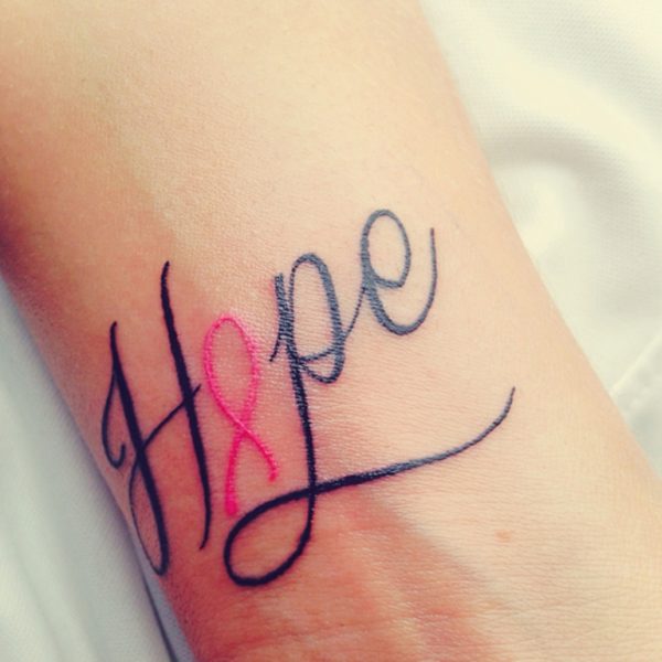Hope Tattoo On Wrist