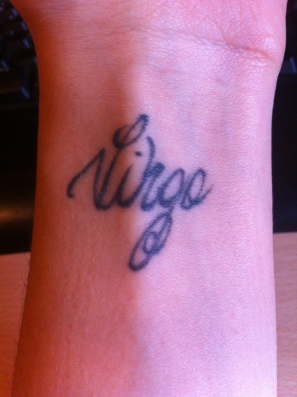 Impressive Virgo Tattoo On Wrist