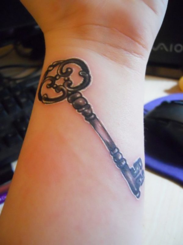 Key Tattoo For Your Wrist