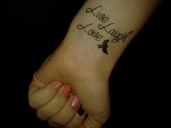 Live Laugh Love Tattoo