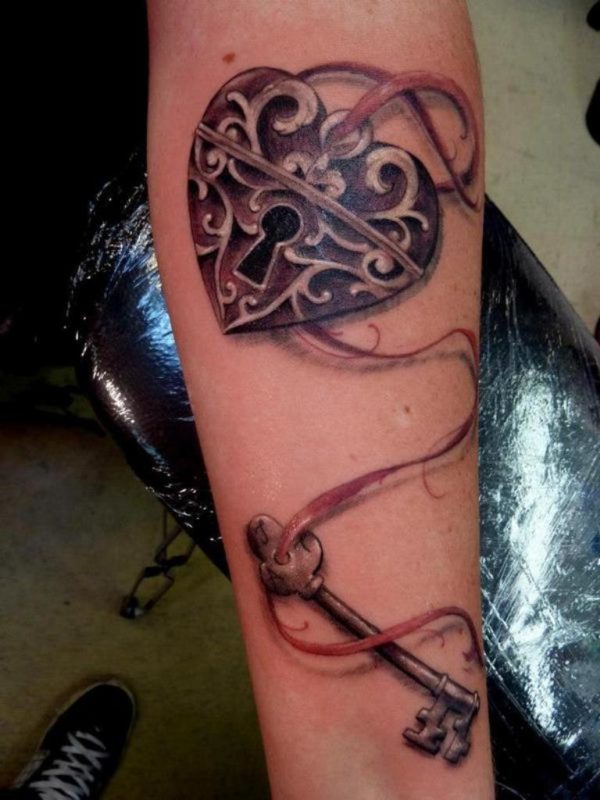 Lock And Key Tattoo