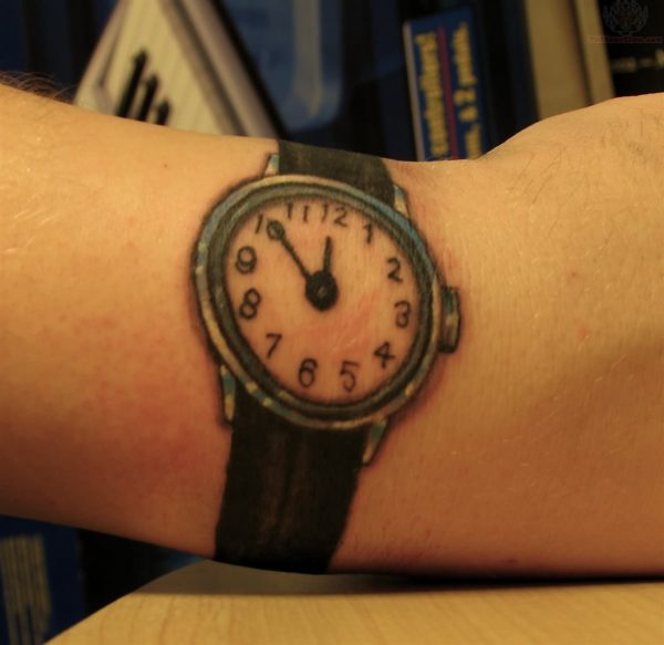 Lovely Clock Tattoo
