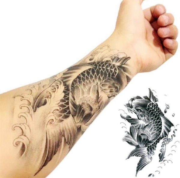 Lovely Fish Tattoo On Wrist