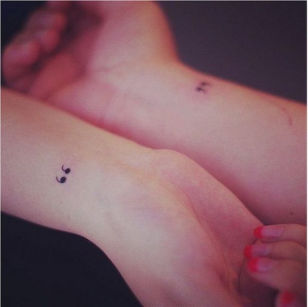 Lovely Quotation Mark Tattoo On Wrist