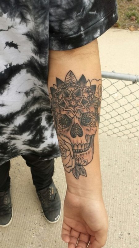 Mandala Skull Tattoo