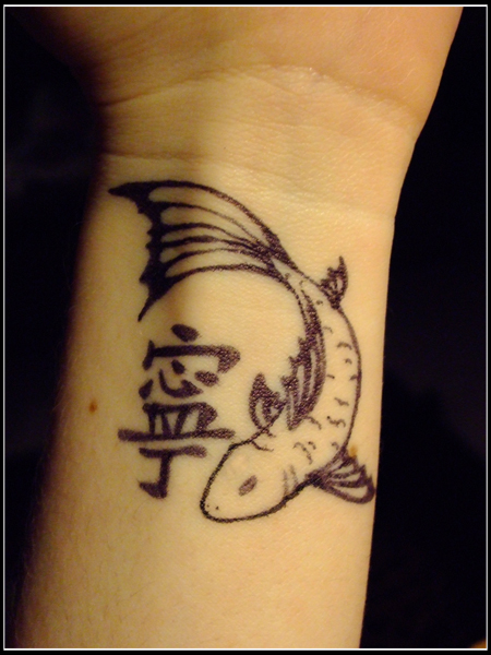Nice Fish Wrist Tattoo