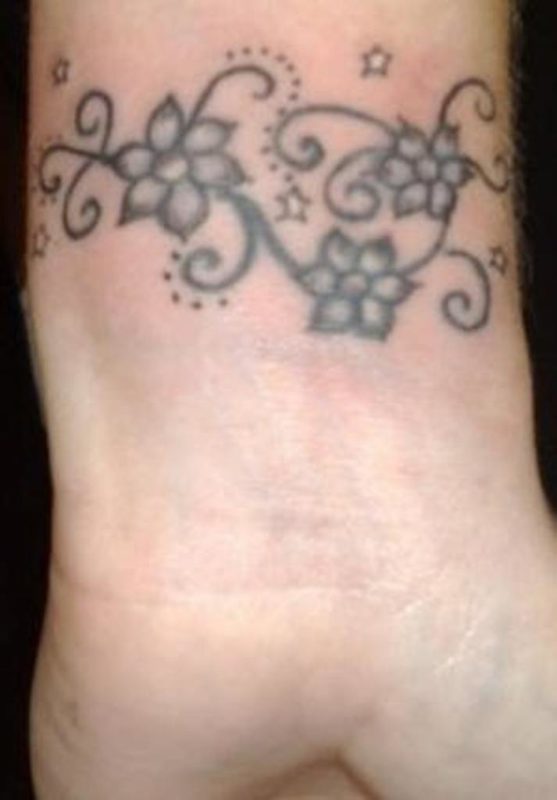 Nice Vine Wrist Tattoo