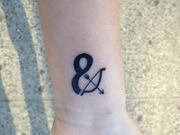 Outstanding Ampersand Wrist Tattoo