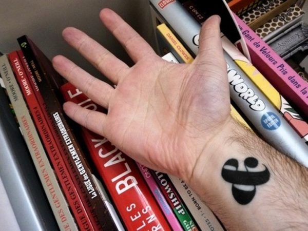 Pretty Ampersand Wrist Tattoo