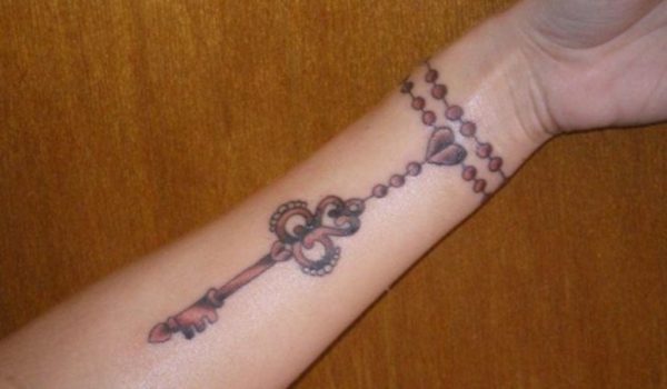 Rosary Key Tattoo
