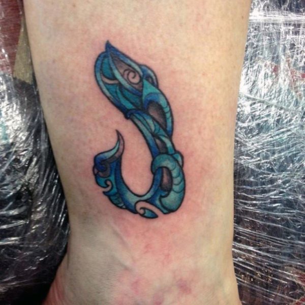 Small Blue FishTattoo