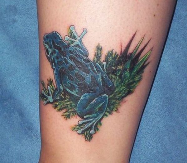 Stunning Frog Tattoo On Wrist