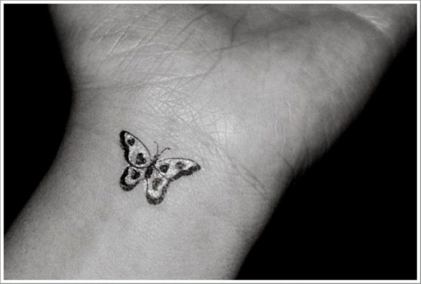 Stunning Wrist Butterfly Tattoo