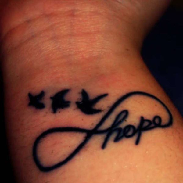 Sweet Hope Tattoo On Wrist