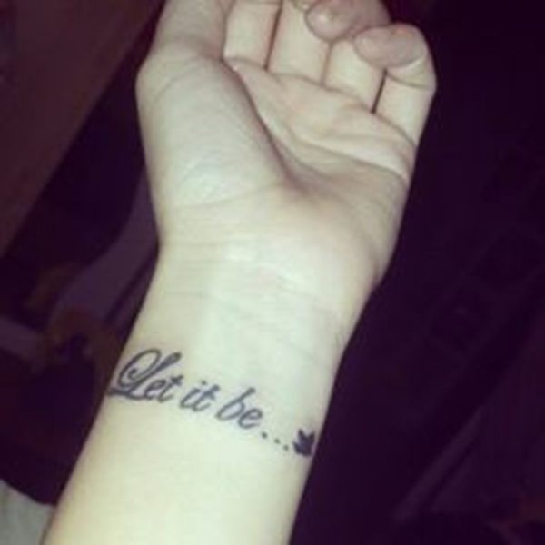 Sweet Let It Be Tattoo