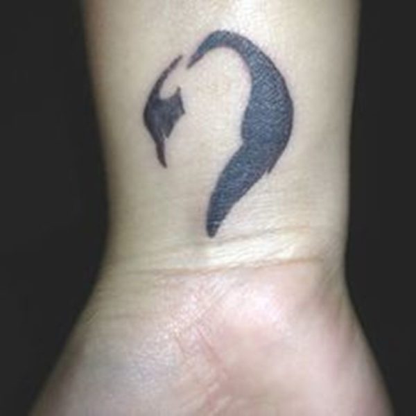 Sweet Penguin Tattoo On Wrist