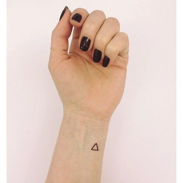 Sweet Small Triangle Tattoo