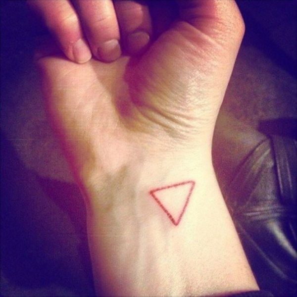 Triangle Tattoo On Wrist