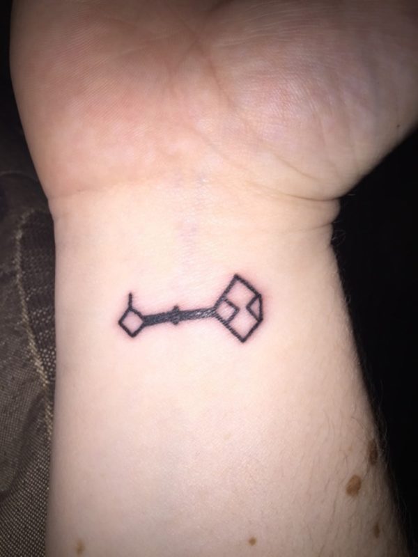 Unique  Key Tattoo