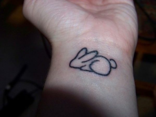 Wrist Rabbit Tattoo