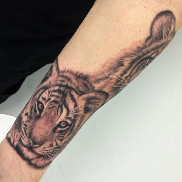 Wrist Tiger Tattoo