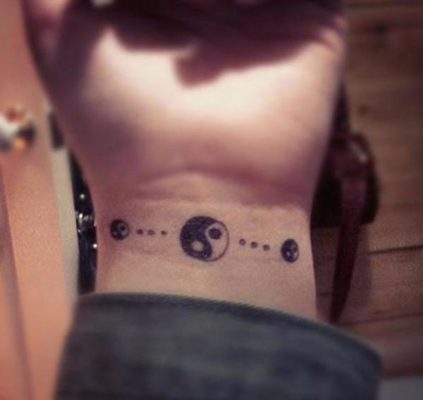 Yin Yang Designer Tattoo