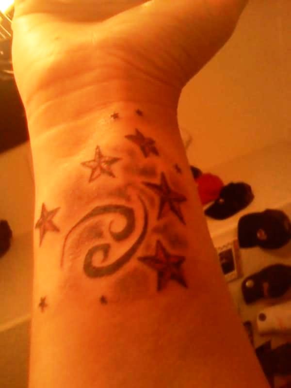 Designer Cancer Zodiac Tattoos On Wrist